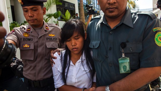 Convicted Filipina drug smuggler Mary-Jane Veloso, who received a last-minute reprieve.