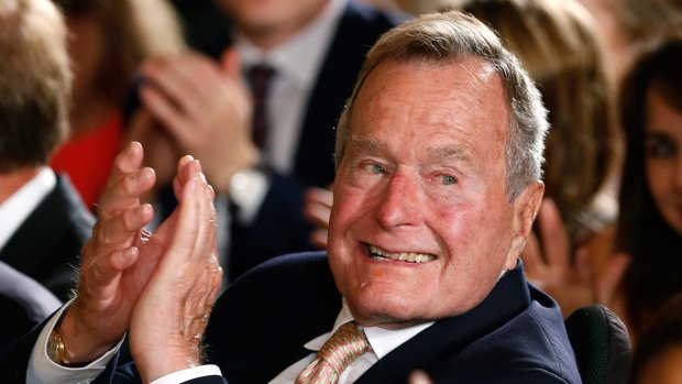 George H.W. Bush in 2013. 