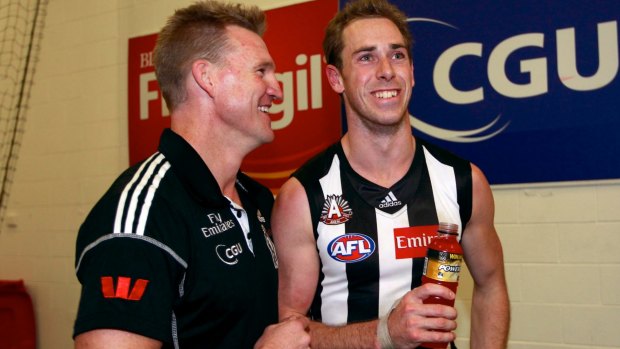Experienced: Ex-Pies skipper Nick Maxwell (right) will work with GWS next year.