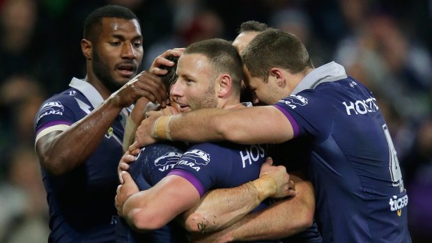 Top of the table: Melbourne Storm.