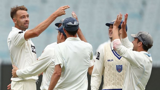 Victory: The Blues comfortably disposed of Victoria in the Sheffield Shield.