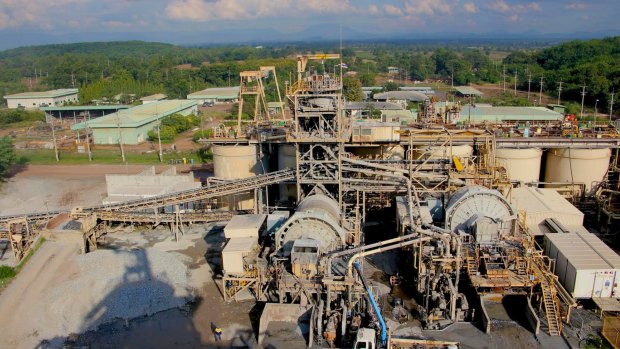 The Chatree gold mine in central Thailand.