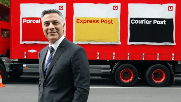 Outgoing Australia Post boss Ahmed Fahour. 