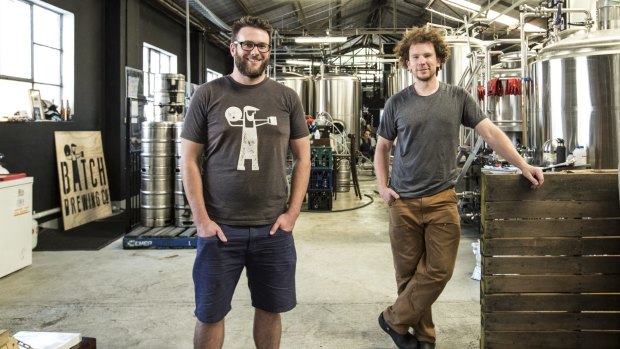 Andrew Fineran and Chris Sidwa, of Batch Brewing Company.