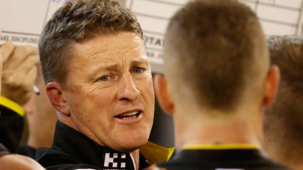 Damien Hardwick has dismissed a predecessor's criticism of the Tigers as "noise"
