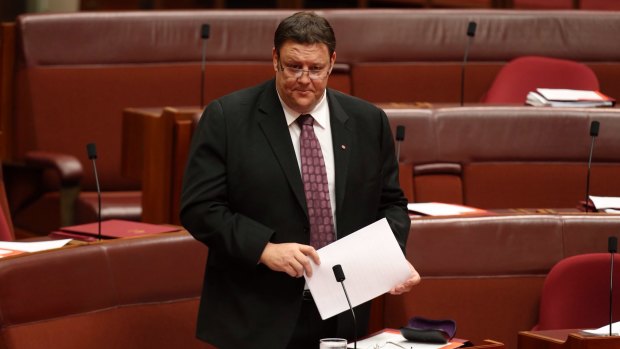 Senator Glenn Lazarus: ''I am a big guy and yet I felt very small for a long time after I retired from professional sport.'' 