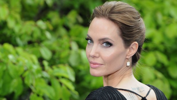 Angelia Jolie keeps her lips smooth.