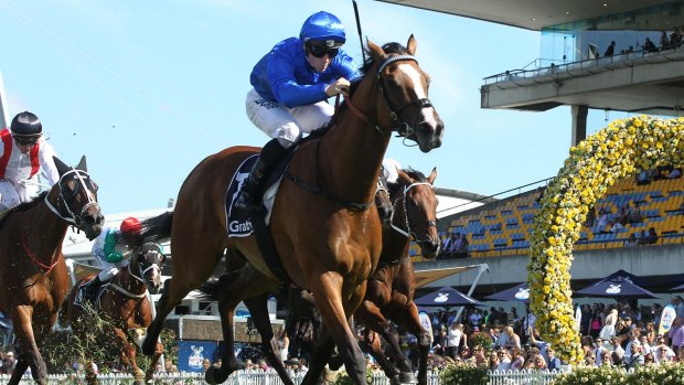 Group 1 hopeful: Hartnell, with James McDonald on board at Rosehill, returns to western Sydney on Saturday for the BMW.