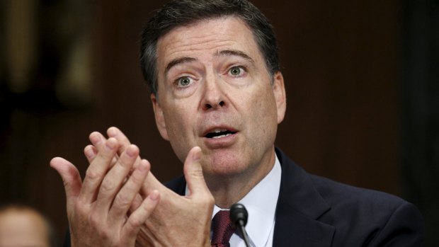 FBI Director James Comey testifying about the Islamic State threat in Washington on Wednesday.
