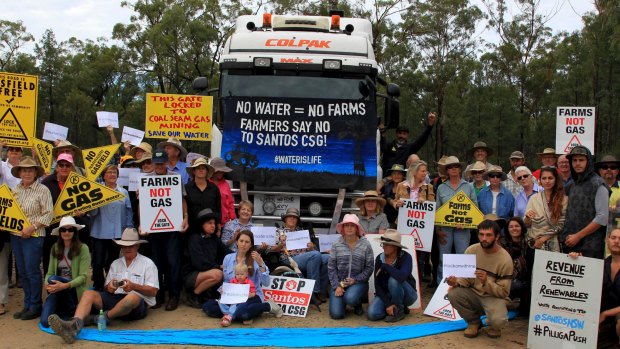 There has been strong community opposition to the Narrabri Gas Project located in the Pillaga State Forest close to farmland.