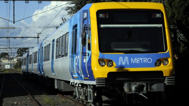 A person has been hit by a train in between Flagstaff and Southern Cross station.