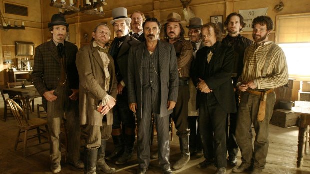 The cast of <i>Deadwood</i>, the TV Series.