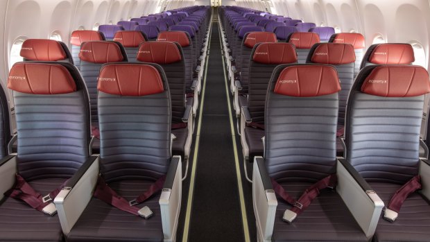 All seats feature a new horizontal rib design, which the airline says will provide extra support and comfort during flights.
