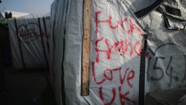 Many migrants in Calais want to go to the UK, rather than be settled in France. 