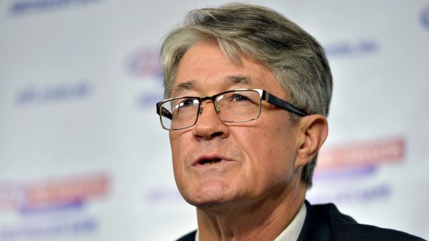 AFL chairman Mike Fitzpatrick was the subject of what may be the biggest strike against executive pay packets in corporate Australia on Thursday.