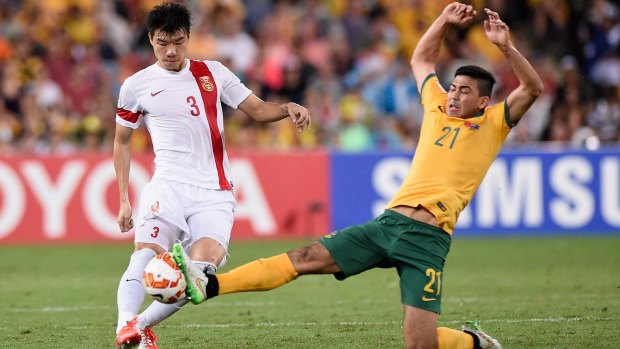 Massimo Luongo (right) has enjoyed a wonderful Asian Cup and his performances over the past few weeks have surely set him up for a move to bigger and better things when he returns to his League One club, Swindon Town.