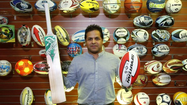 Making a pitch: Spartan's Kunal Sharma wants to replace Kookaburra.