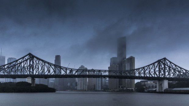 Heavy rain, damaging winds and possible hail are expected in Brisbane on Thursday.