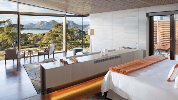 Room with a view - a Signature Suite at Saffire Freycinet.