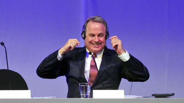 Etihad Airways CEO James Hogan is flying high after scoring a gong.