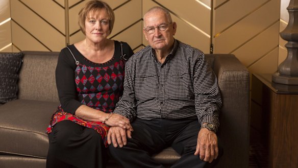 John and Kaylene Mann, who lost a total of four relatives on Malaysia Airlines flights MH17 and MH370.  