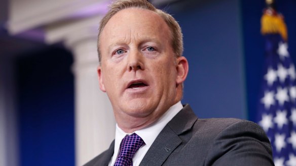 Sean Spicer berated reporters as White House press secretary.