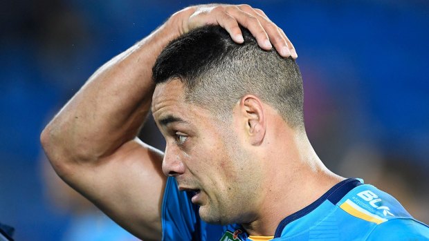 On the rise: Jarryd Hayne is a lowly 16th based on social media size and engagement.
