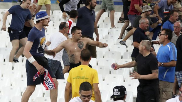 Facing expulsion: England and Russia are both in danger of being expelled from Euro 2016 after days of violent clashes between rival fans.