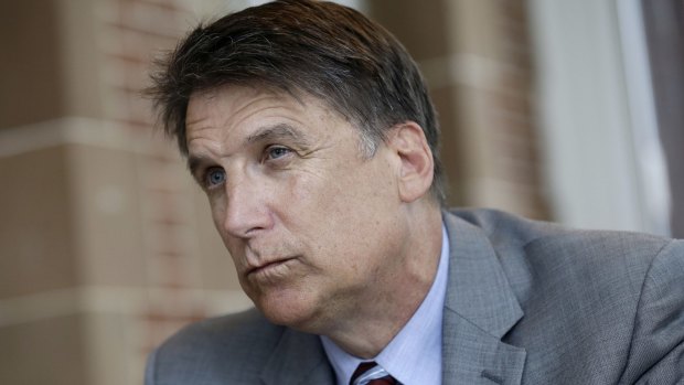 North Carolina governor Pat McCrory says allowing transgender people to use the bathroom of their choice puts citizens at risk of 'deviant actions'.