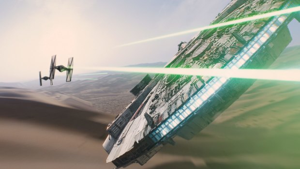 Falcon awesome: JJ Abrams' <i>Star Wars: The Force Awakens</i> is one of the most eagerly awaited blockbusters of 2015.