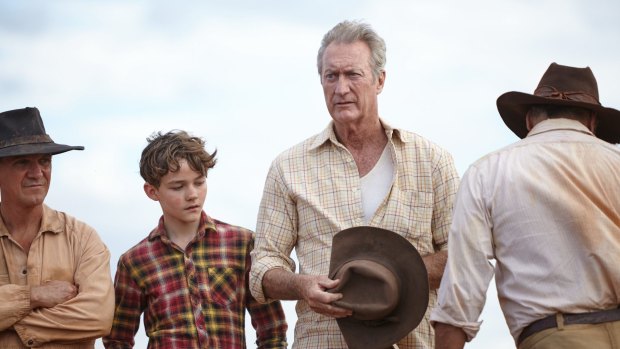 Levi Miller stars as Mick, the young boy who befriends a young kelpie, in <i>Red Dog: True Blue</i>. Bryan Brown and Syd Brisbane also star.