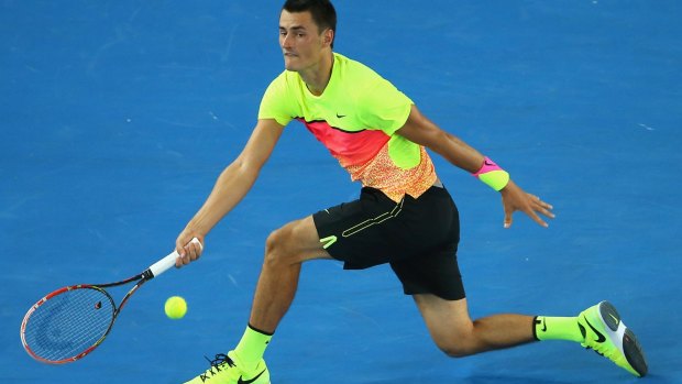 Ground control: Bernard Tomic may have benefited from a broader education.