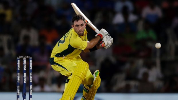 Glenn Maxwell was omitted from Australia's side that won the fourth one-day international against India in Bangalore.