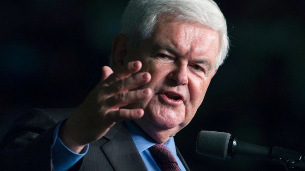 Former Speaker of the House and Trump adviser Newt Gingrich. 