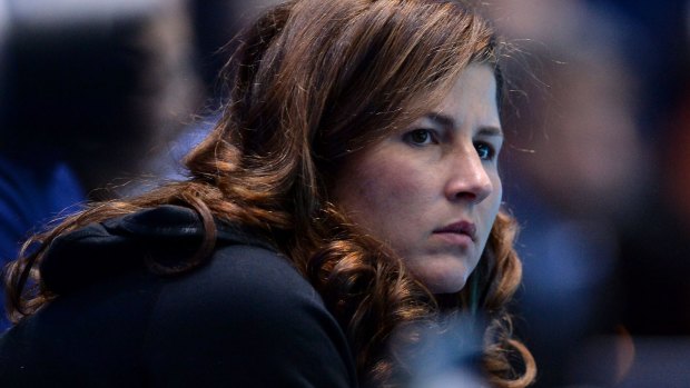 Mirka Federer: Allegedly heckled Stan Wawrinka during his match with her husband.