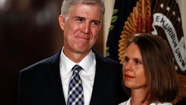Judge Neil Gorsuch and his wife Louise.