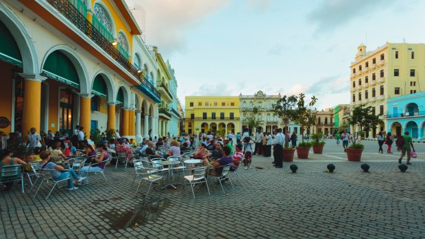 Plaza Vieja in Old Havana.