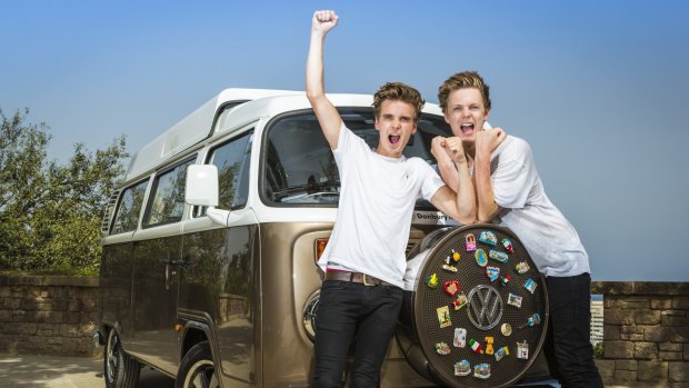 Joe Sugg (left) and Caspar Lee have more than 5 million YouTube subscribers each.