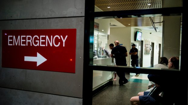 Waiting times for treatment at Canberra's emergency departments have increased. 