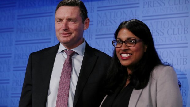 Opponents: Lyle Shelton, managing director of the Australian Christian Lobby and Karina Okotel, vice-president of the federal Liberal Party.