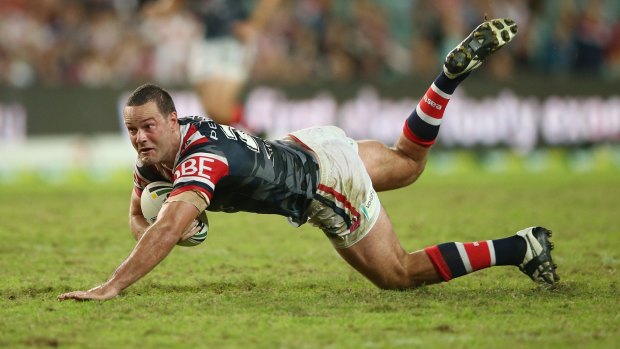 Welcome return: Boyd Cordner played strongly for the Roosters in his comeback from injury against the St George Illawarra Dragons at Allianz Stadium.