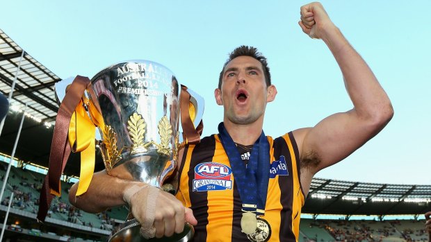 Luke Hodge held the premiership cup in four separate years. 