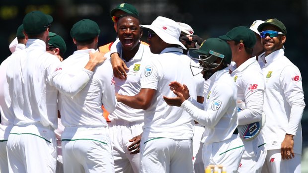 Joy: A string of winning performances has boosted the Proteas' confidence.