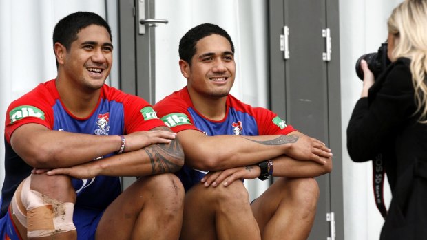 In focus: Chanel and Sione Mata'utia on Thursday.