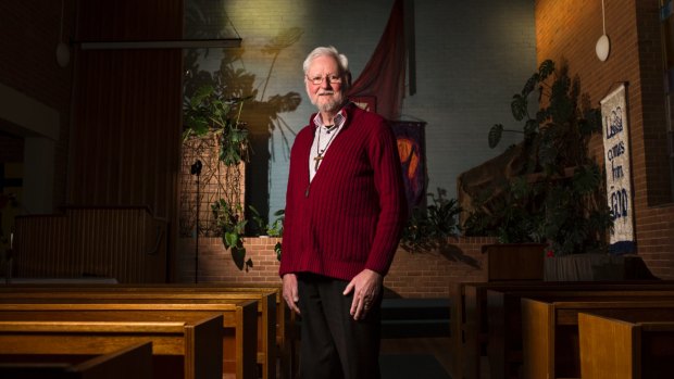 Pastor Ken Perrin of the Ainslie Church of Christ. Census results have shown that the inner north has low numbers of religious people.