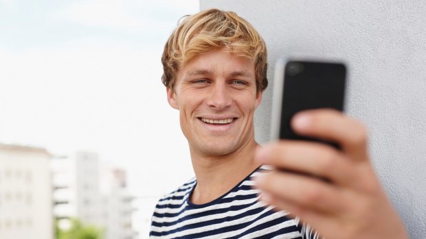 Bad look: The research showed that men who are fond of a selfie display a range of antisocial behaviours.