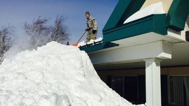 Buffalo in upstate New York has recorded some of the heaviest snowfalls.
