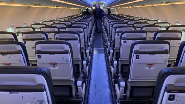 Jetstar Airbus A321neo LR features an all-economy class configuration with 232 seats.