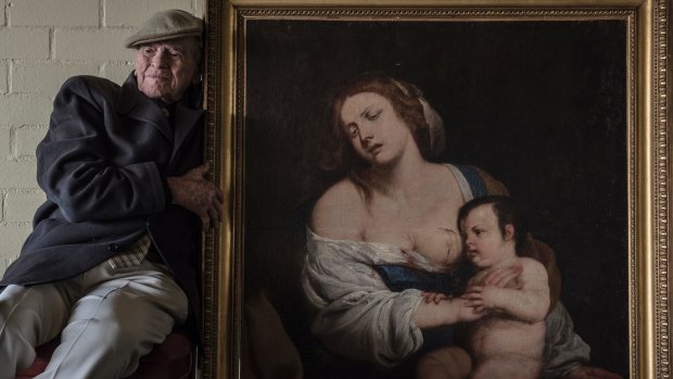 Charles Bennett Taylor believes his painting may be the work of Italian master Artemisia Gentileschi.