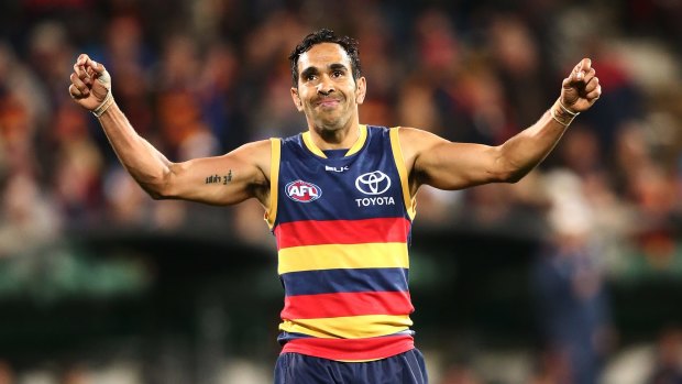 Eddie Betts was magnificent for the Crows with six goals.